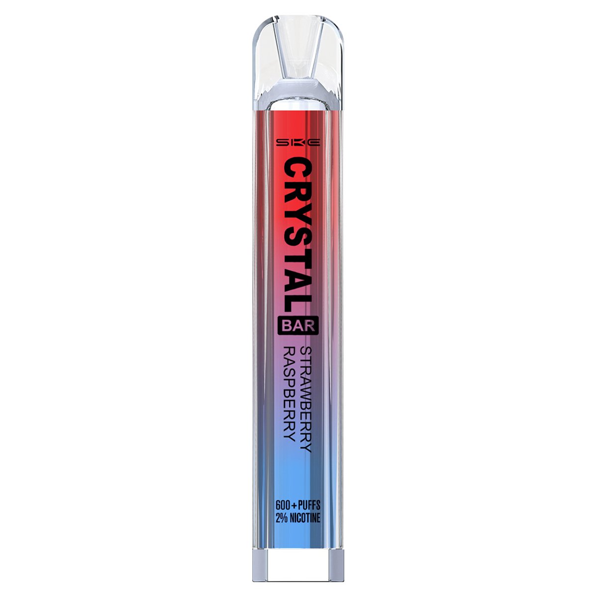Ske Crystal 600 Puff Disposable Vape Pen | 20mg | Wolfvapes - Wolfvapes.co.uk-Strawberry Raspberry *New*