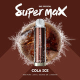 Ske Crystal Super Max 4500 Disposable Vape Pod Box of 10 - Wolfvapes.co.uk-Cola Ice