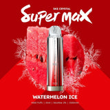 Ske Crystal Super Max 4500 Disposable Vape Pod Box of 10 - Wolfvapes.co.uk-Watermelon Ice