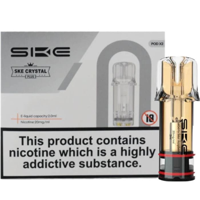 Ske Crytsal Plus Replacement Pods - Wolfvapes.co.uk-Blueberry Sour Raspberry