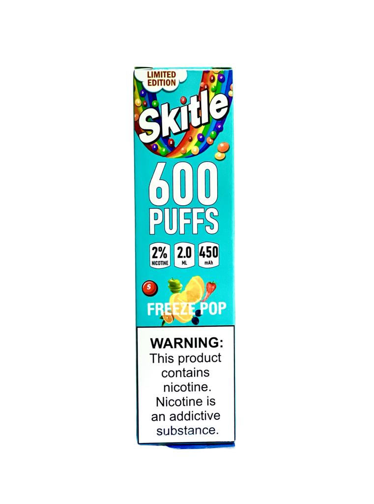 Skitle 600 Limited Edition Disposable Vape - Wolfvapes.co.uk-Freeze Pop