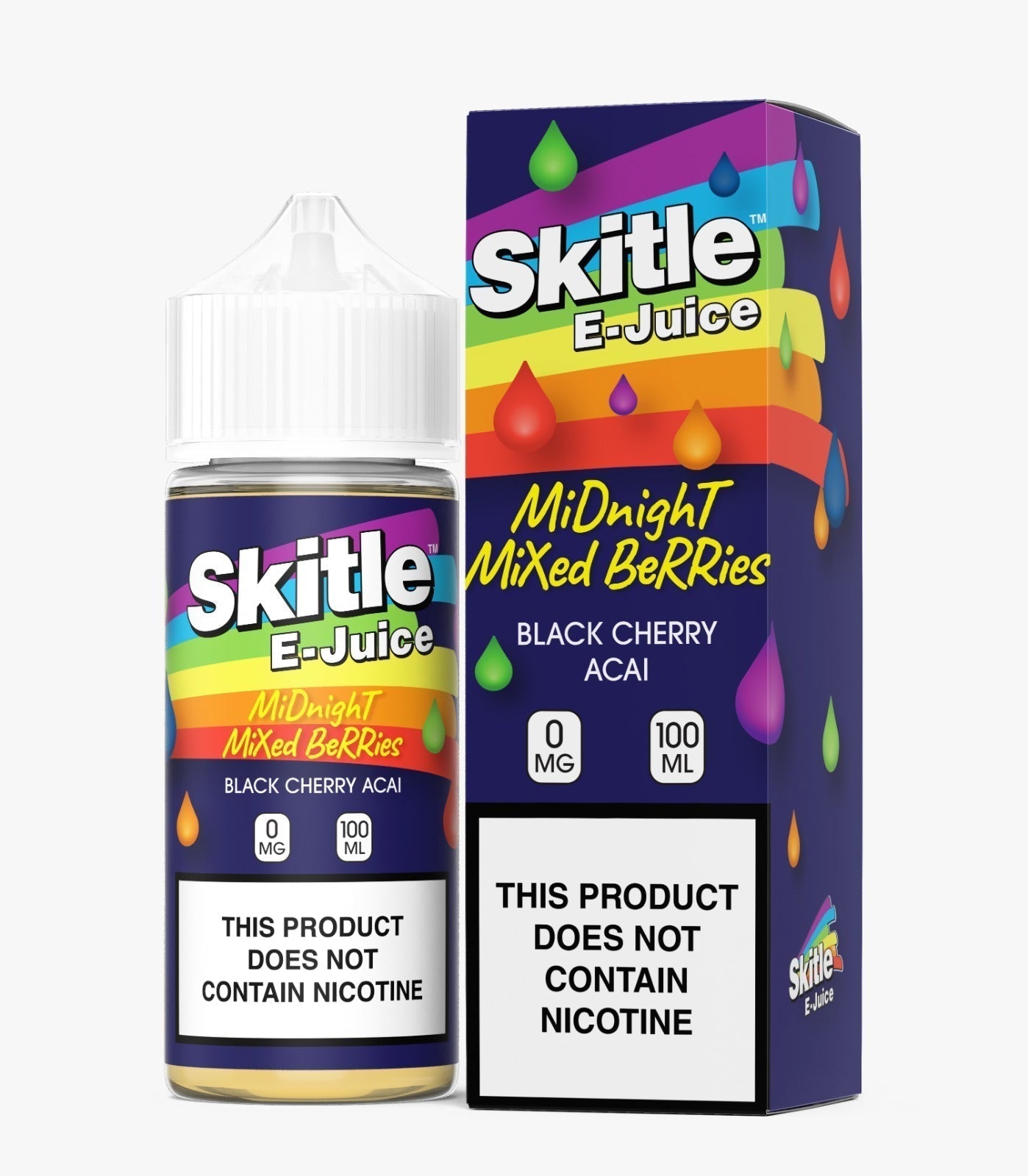 Skitles 100ml Shortfill - Wolfvapes.co.uk-Black Cherry Acai