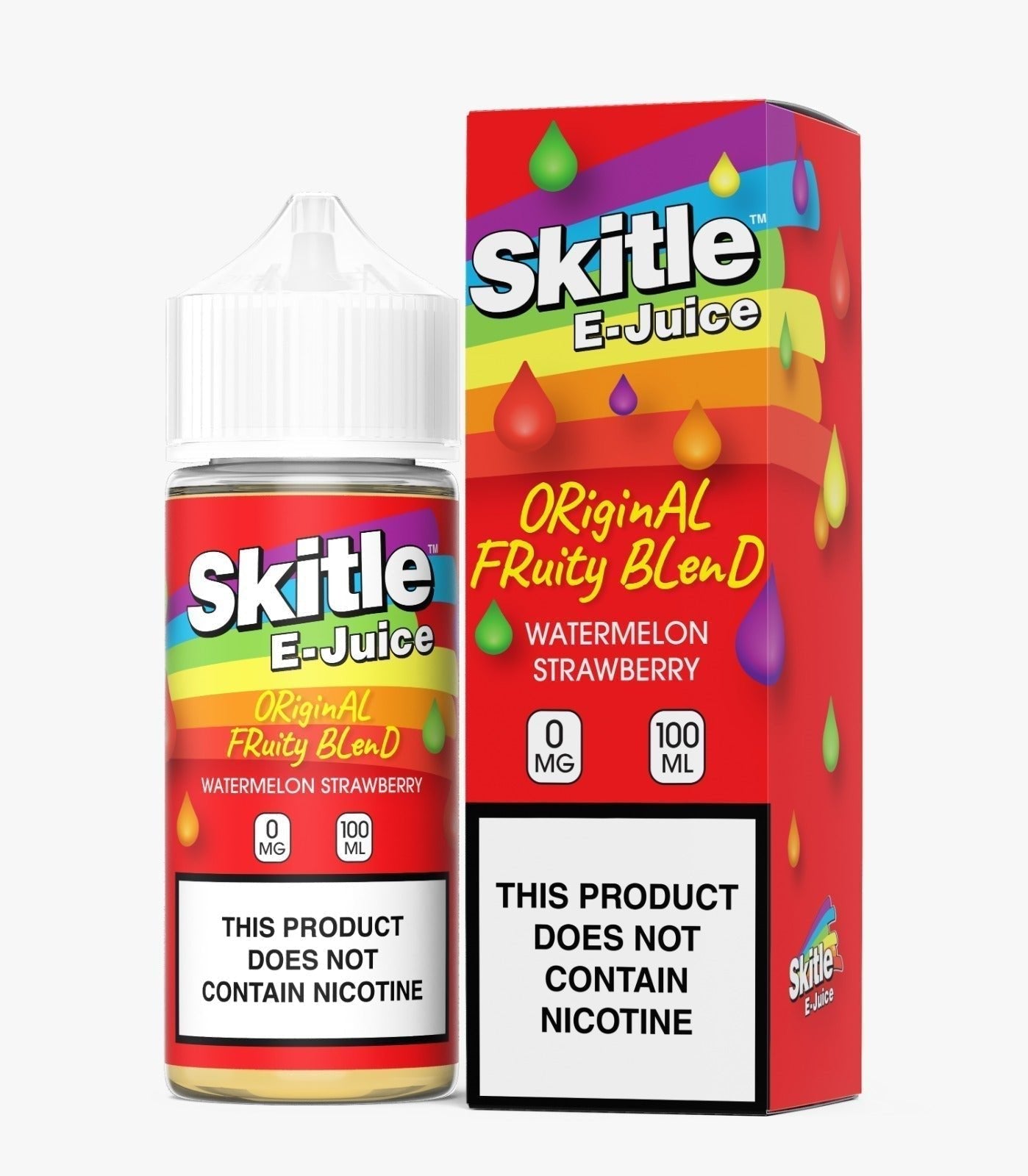 Skitles 100ml Shortfill - Wolfvapes.co.uk-Watermelon Strawberry