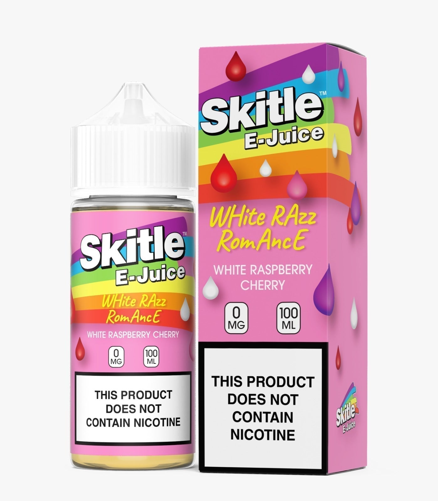 Skitles 100ml Shortfill - Wolfvapes.co.uk-White Raspberry Cherry