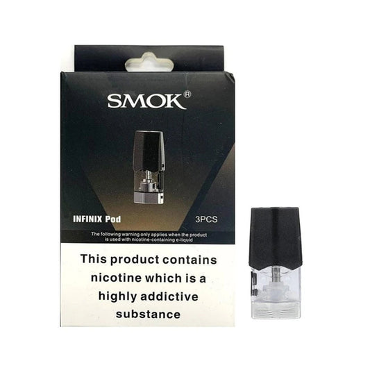 Smok Infinix Replacement POD 3 Pack | Refillable Infinix Pods by SMOK | Wolfvapes - Wolfvapes.co.uk-