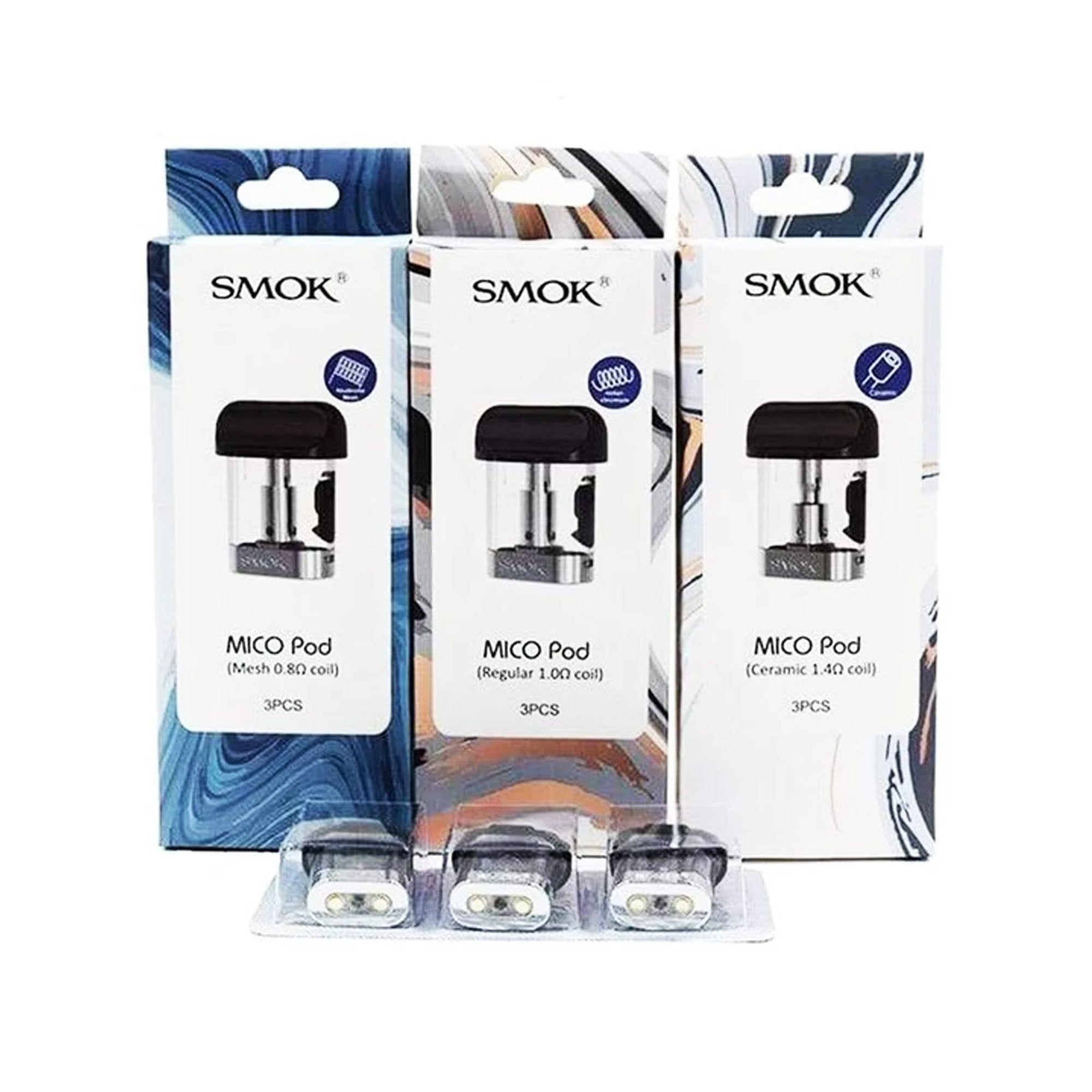 Smok Mico Pod Cartridge | 3 Pack Smok Mico Replacement Pod Cartridges Smok Mico Pod Cartridge | 3 Pack Smok Mico Replacement Pod Cartridges