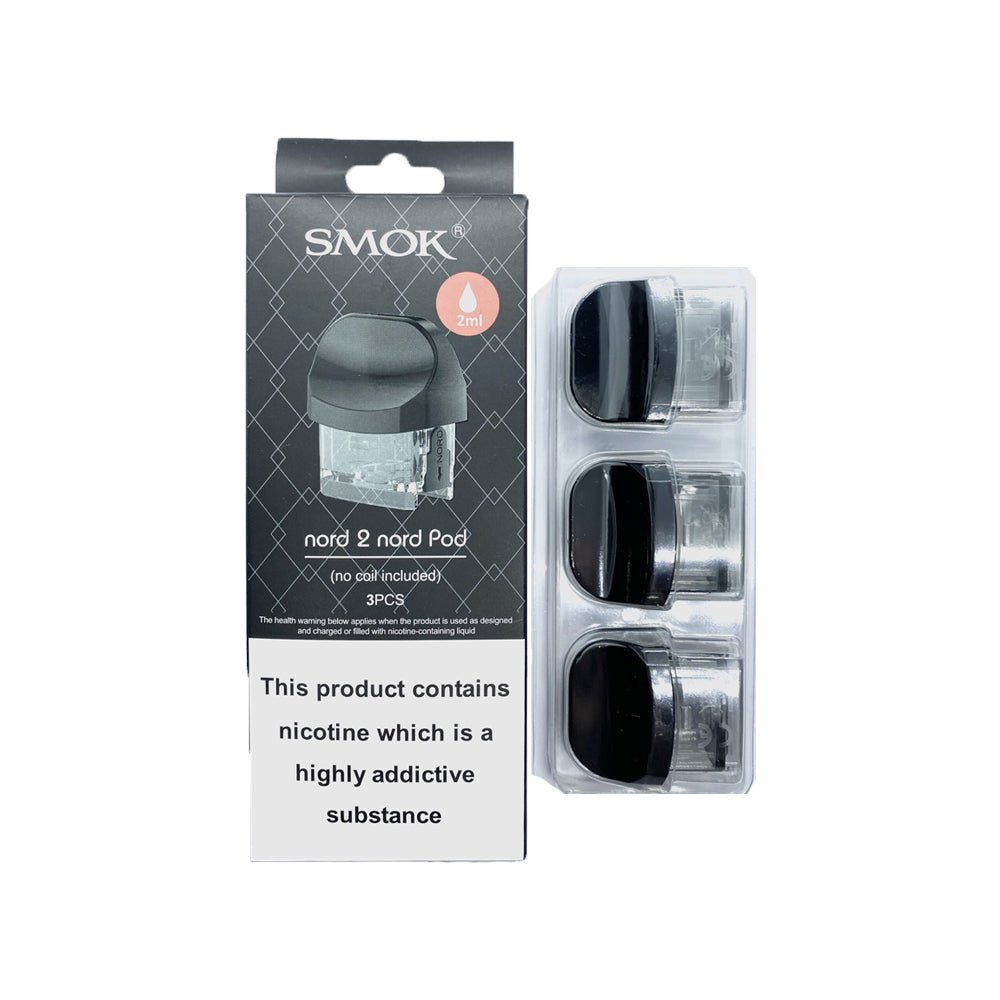 Smok Nord 2 Replacement Pod | Smok Nord 2 RPM Pods | Wolfvapes - Wolfvapes.co.uk-3 X NORD POD