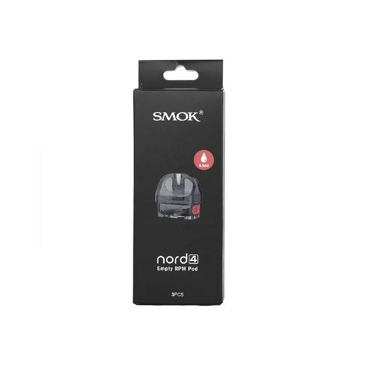 Smok Nord 4 Replacement Pods 3pcs | SMOK Nord 4 XL 4.5ml Pods | Wolfvapes - Wolfvapes.co.uk-