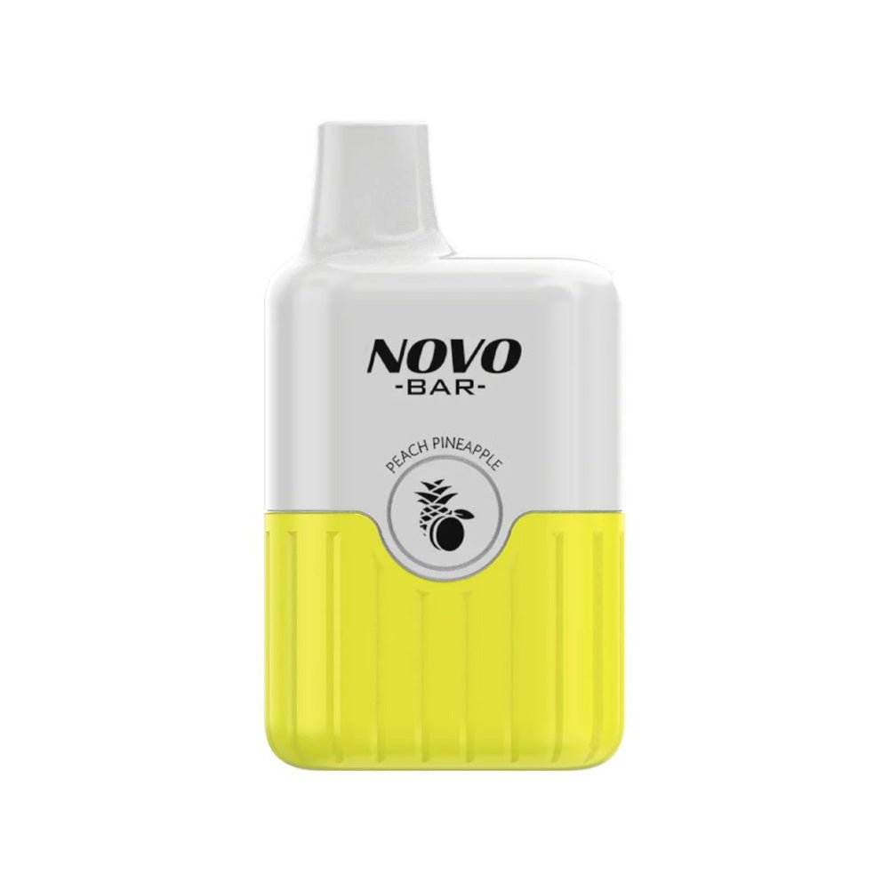 Smok Novo Bar B600 Disposable Vape Pod Device Box of 10 - Wolfvapes.co.uk-Peach Pineapple