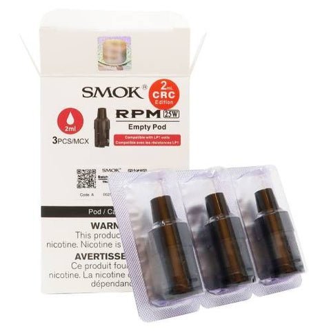 Smok Rpm25 Smok RPM 25W Empty Pod – 2ML-Pack of 3-Wolfvapes