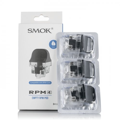 Smok RPM 4 Empty RPM Pods 4.5ML-Pack of 3 - Wolfvapes.co.uk-
