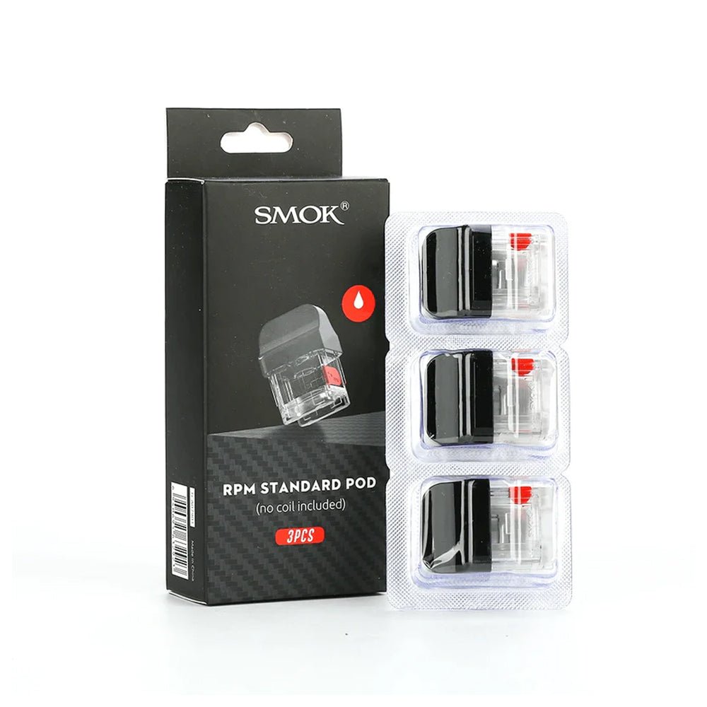 SMOK RPM 40 Replacement Pods | RPM Replacement Pod By Smok 3 pack | Wolfvapes - Wolfvapes.co.uk-STANDARD POD