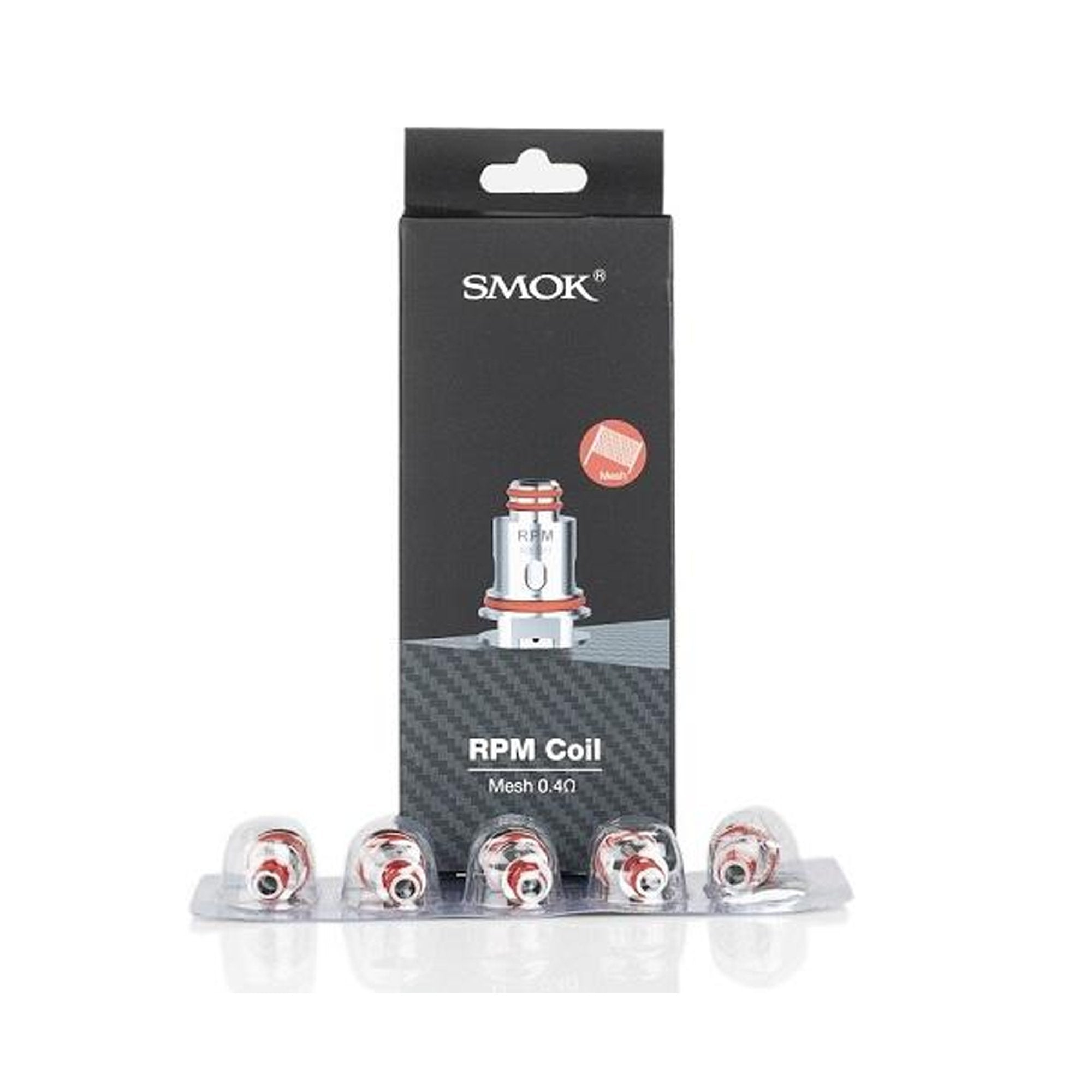 SMOK RPM40 Replacement Coils | 5 Pack | Wolfvapes - Wolfvapes.co.uk-0.4OHM RPM MESH COIL