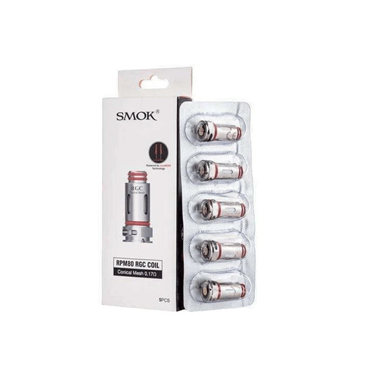 Smok RPM80 RGC 0.17ohm Conical Mesh Coil | 5 Pack | Wolfvapes - Wolfvapes.co.uk-0.17OHM CONICAL MESH
