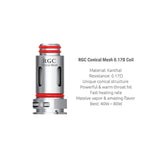 Smok RPM80 RGC 0.17ohm Conical Mesh Coil | 5 Pack | Wolfvapes - Wolfvapes.co.uk-0.17OHM CONICAL MESH