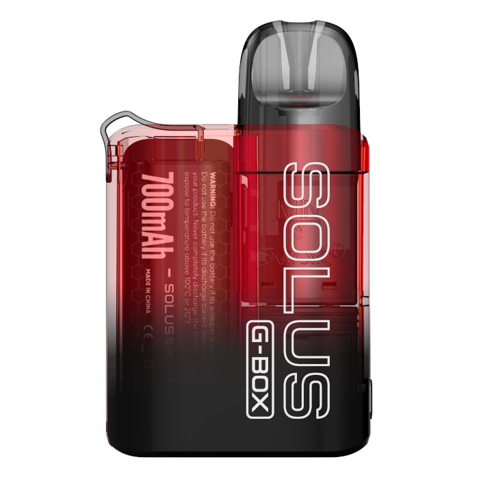Smok Solus G Box Pod Kit - Wolfvapes.co.uk-Transparent Red
