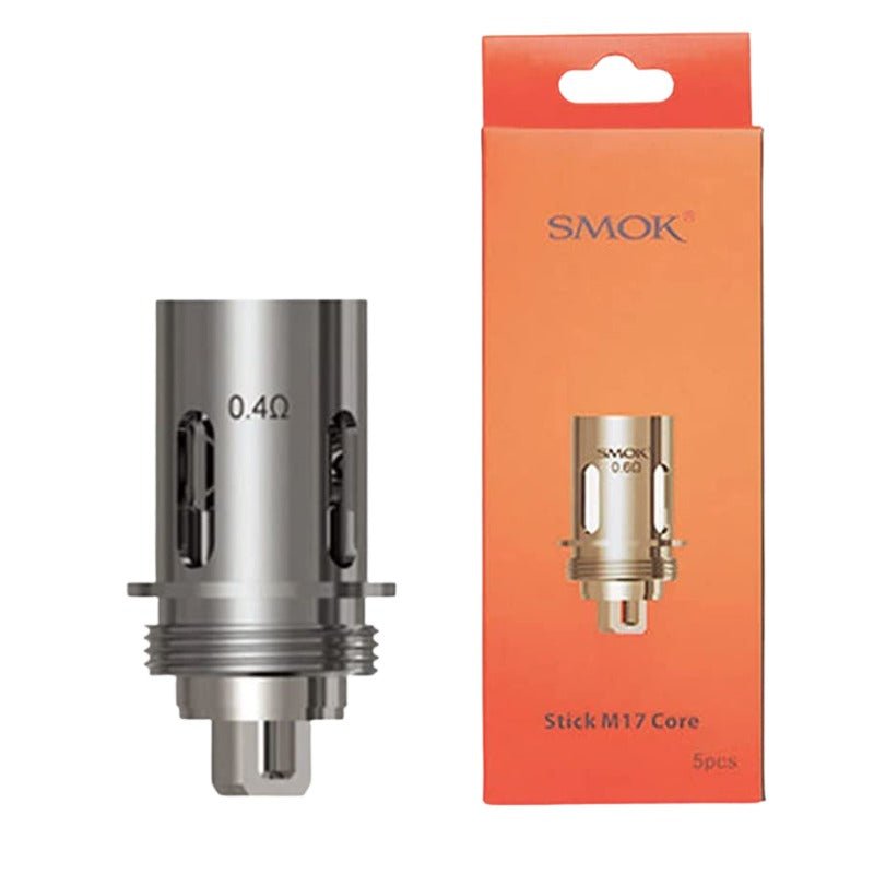 Smok Stick M17 Coils | 5 Pack | Wolfvapes - Wolfvapes.co.uk-0.4 OHM