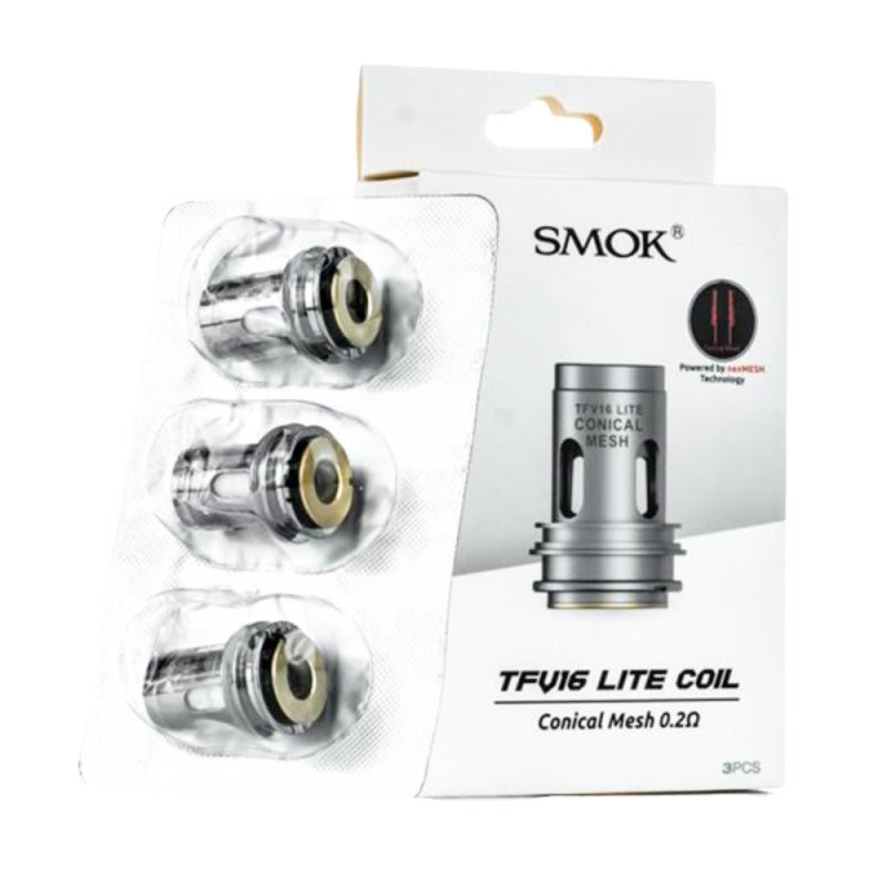 Smok TFV16 Lite Replacement Coils | 3 Pack | Wolfvapes - Wolfvapes.co.uk-0.2OHM CONICAL MESH