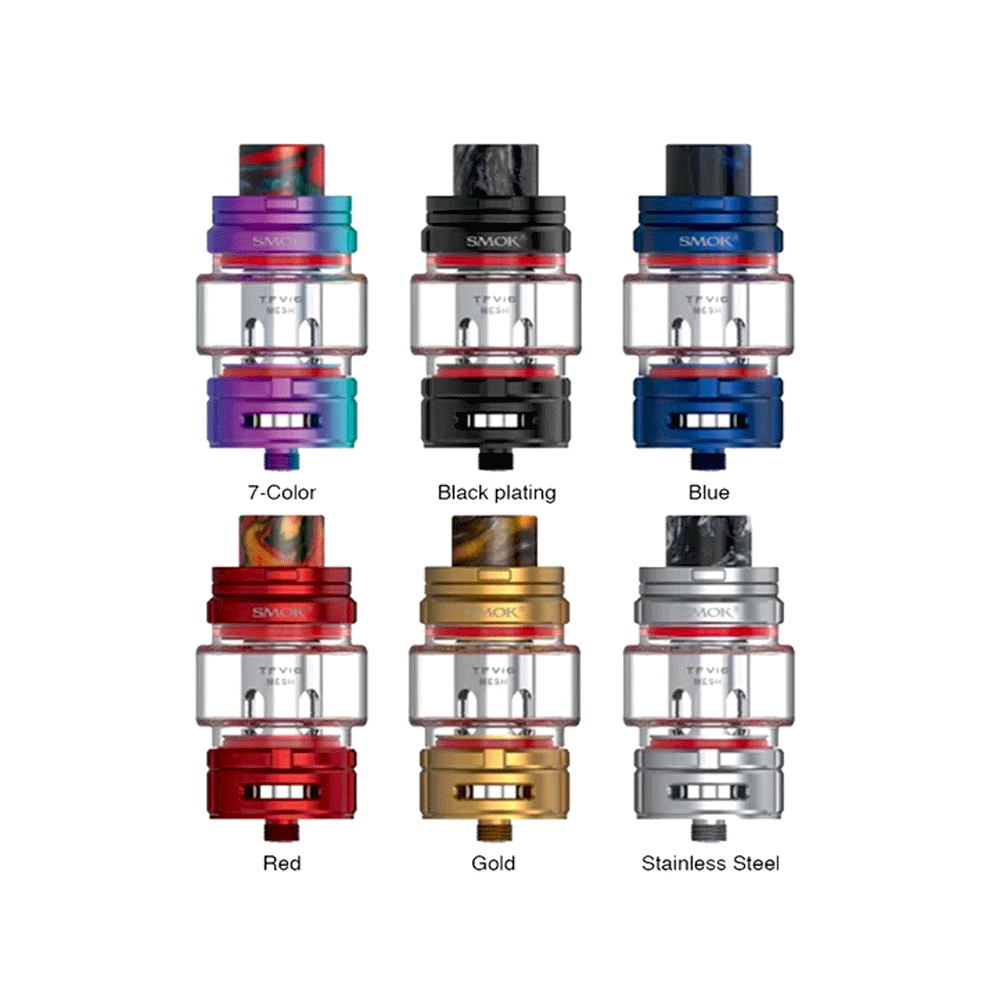 SMOK TFV16 Mesh Sub-Ohm Tank | SMOK TFV16 Tank 9ml | wolfvapes - Wolfvapes.co.uk-BLACK