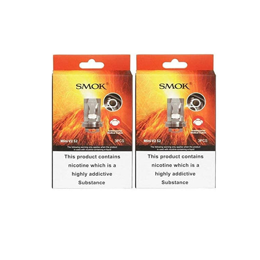 SMOK V8 MiniBaby V2 S2 Coils 0.15 ohm | 2 Packs | Wolfvapes - Wolfvapes.co.uk-V2 S2 0.15 ohm