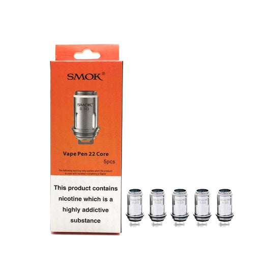 SMOK Vape Pen 22 Replacement Coil | 5 Pack | Wolfvapes - Wolfvapes.co.uk-0.25 OHM