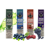 Snoop D 3500 Disposable Device | 20MG | Wolfvapes - Wolfvapes.co.uk-Crip Hop Blue