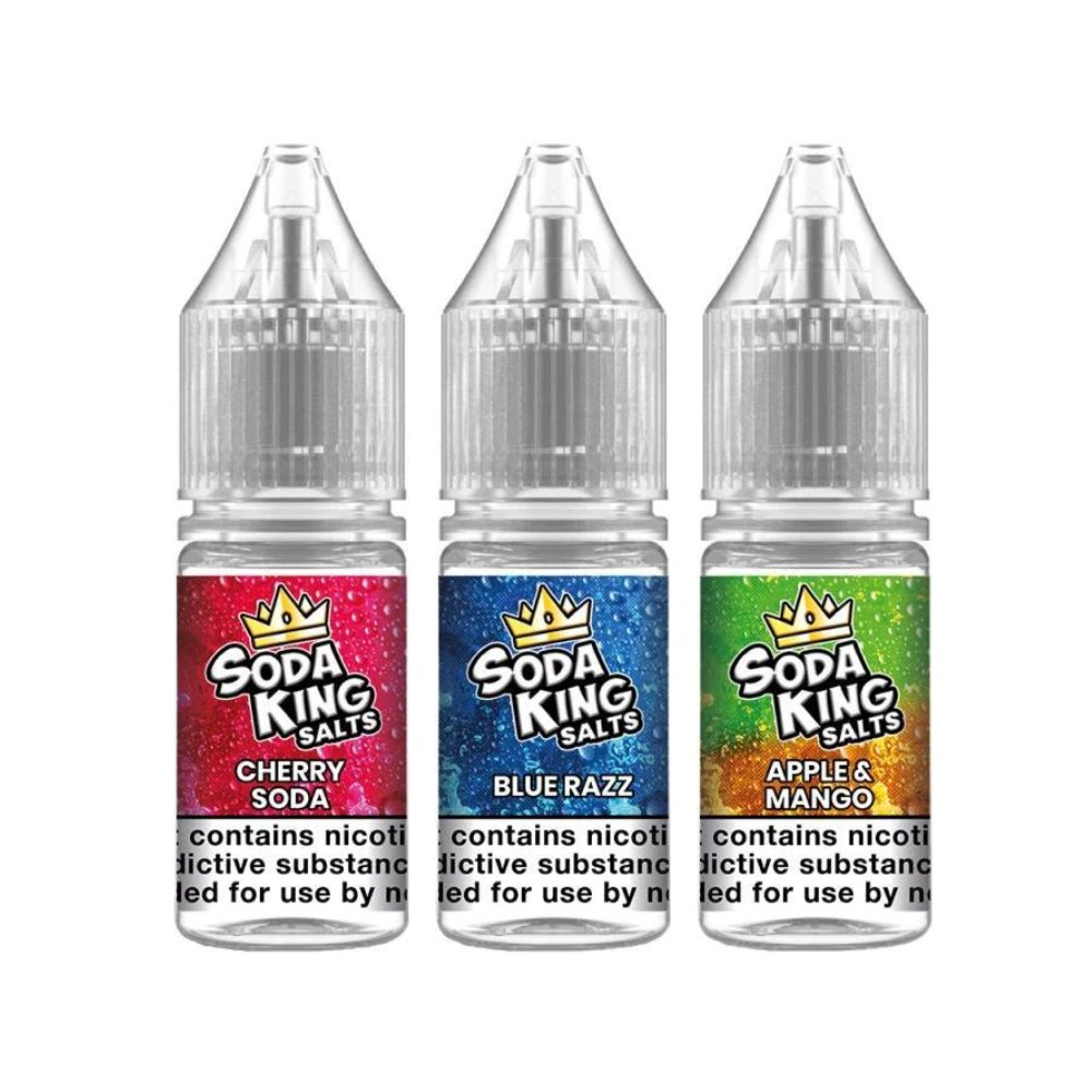 Soda King Nic Salt 10ml - Box of 10 - Wolfvapes.co.uk-Carribean Crush