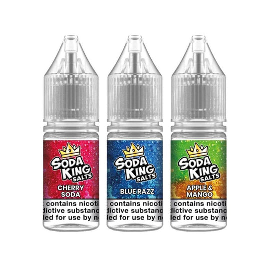 Soda King Nic Salt 10ml - Box of 10 - Wolfvapes.co.uk-Carribean Crush