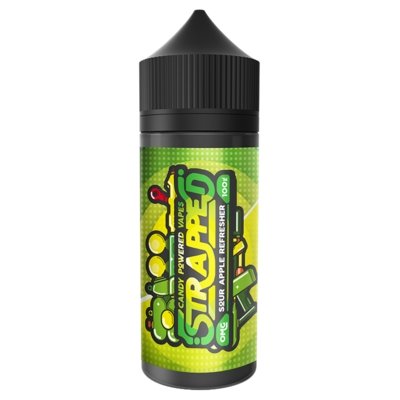 Strapped 100ML Shortfill - Wolfvapes.co.uk-Sour Apple Refresher