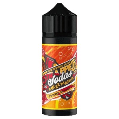 Strapped Sodas 100ML Shortfill - Wolfvapes.co.uk-Twisted Orange Cola