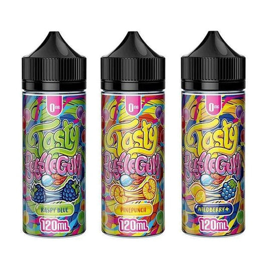 Tasty Bubblegum 100ml Shortfill - Wolfvapes.co.uk-Wildberry