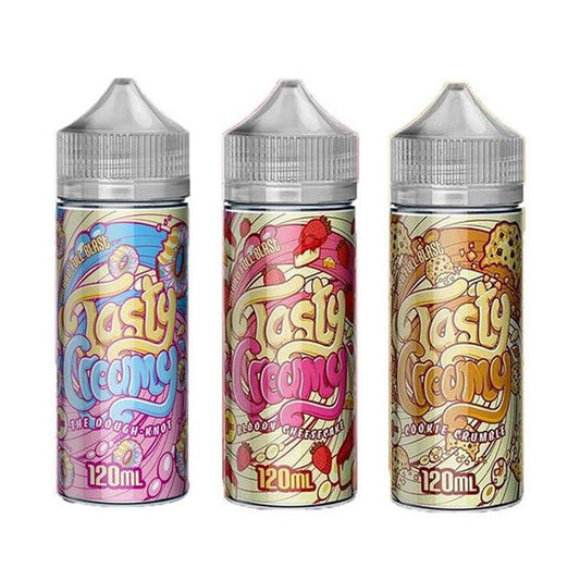 Tasty Creamy 100ml Shortfill - Wolfvapes.co.uk-Cookies Crumble