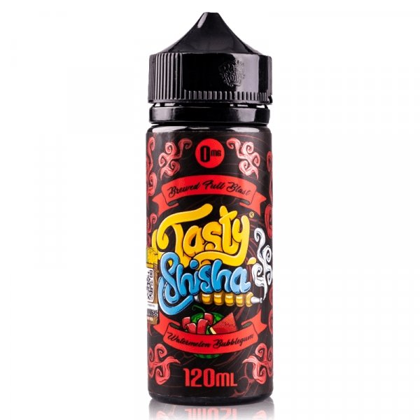 Tasty Shisha 100ml Shortfill - Wolfvapes.co.uk-Watermelon Bubblegum Shisha