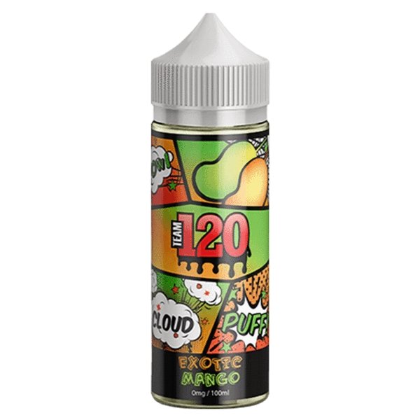 Team 120 -100ml Shortfill - Wolfvapes.co.uk-Exotic Mango