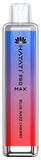 The Crystal Pro Max 4000 By Hayatti | Disposable Vape Pod Puff Device - Wolfvapes.co.uk-Blue Razz Cherry