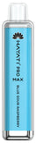 The Crystal Pro Max 4000 By Hayatti | Disposable Vape Pod Puff Device - Wolfvapes.co.uk-Blue Sour Raspberry