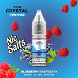 The Crystal Pro Max Vape Nic Salts 10ml - Box of 10 - Wolfvapes.co.uk-Blueberry Raspberry