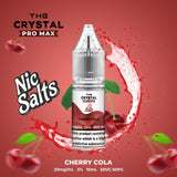 The Crystal Pro Max Vape Nic Salts 10ml - Box of 10 - Wolfvapes.co.uk-Cherry Cola