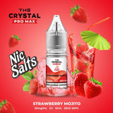 The Crystal Pro Max Vape Nic Salts 10ml - Box of 10 - Wolfvapes.co.uk-Strawberry Mojito