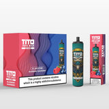 Tito Pro Max GD 10000 Disposable Vape Pod Pen Box of 10 - Wolfvapes.co.uk-Aloe Grape