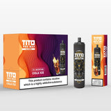 Tito Pro Max GD 10000 Disposable Vape Pod Pen Box of 10 - Wolfvapes.co.uk-Aloe Grape