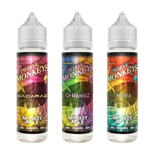 Twelve Monkeys 50ml Shortfill - Wolfvapes.co.uk-Congo Cream