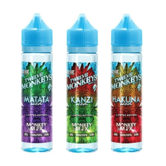 Twelve Monkeys Iced 50ml Shortfill - Wolfvapes.co.uk-Matata Iced