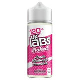 Uk Labs Baked 100ml Shortfill - Wolfvapes.co.uk-Apple Rhubarb Crumble