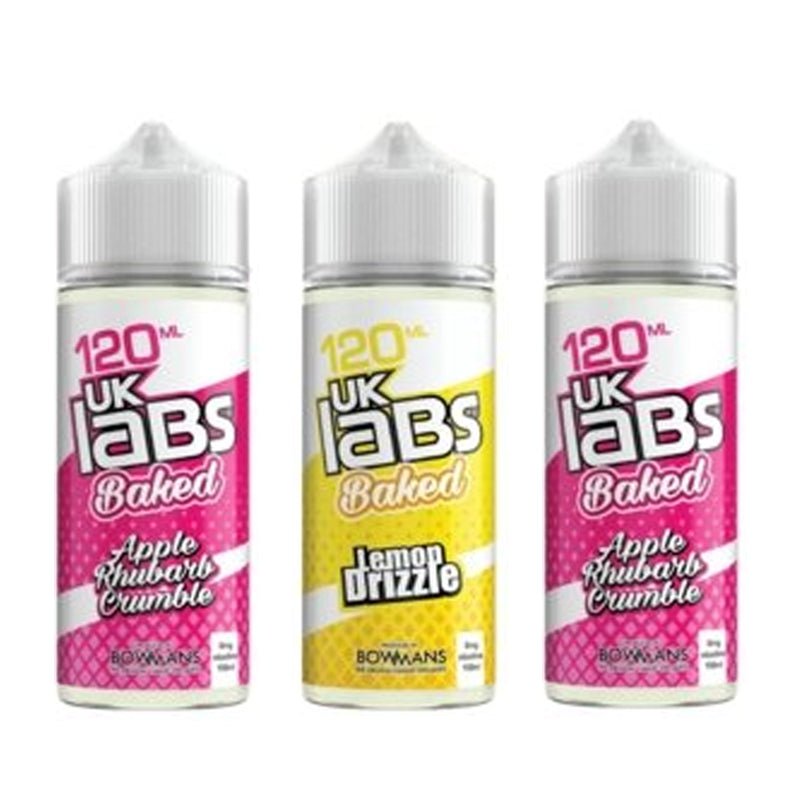 Uk Labs Baked 100ml Shortfill - Wolfvapes.co.uk-Lemon Drizzle