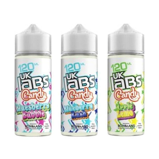 Uk Labs Candy 100ml Shortfill - Wolfvapes.co.uk-Apple Lemo