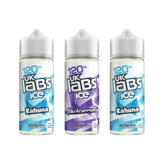 Uk Labs Ice 100ml Shortfill - Wolfvapes.co.uk-Kahuna