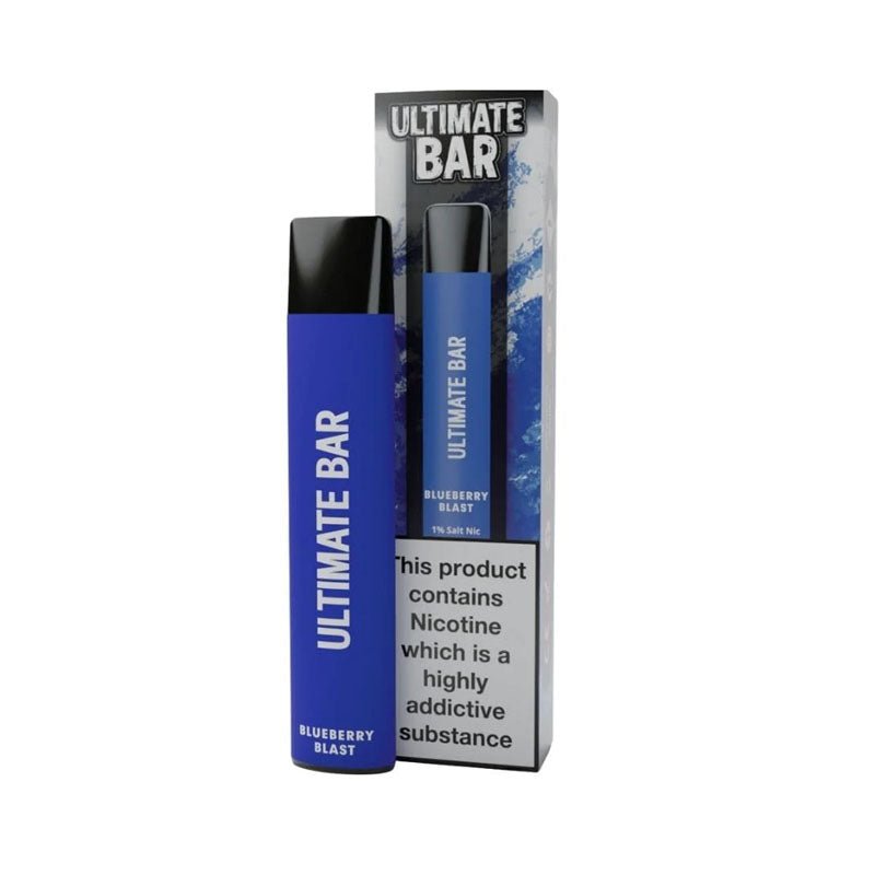 Ultimate Bar Disposable Vape Pod Kit 600 Puffs | 20mg | Wolfvapes - Wolfvapes.co.uk-Blueberry Blast