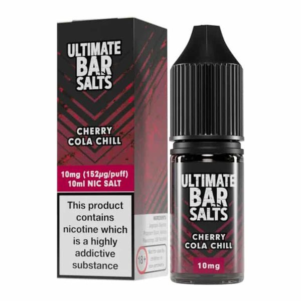 Ultimate Bar Salt E-liquids Nic Salts-10ml- Box of 10 - Wolfvapes.co.uk-Cherry Cola Chill