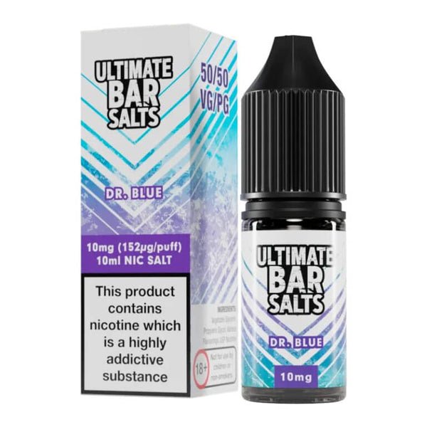 Ultimate Bar Salt E-liquids Nic Salts-10ml- Box of 10 - Wolfvapes.co.uk-Dr Blue